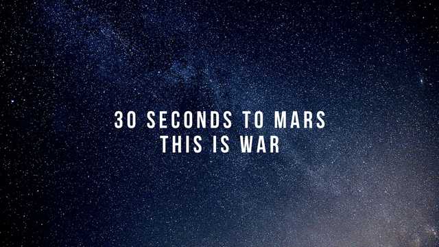 30 Seconds To Mars, "This is War". Рецензия